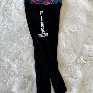 PINK Victoria's Secret Black Leggings